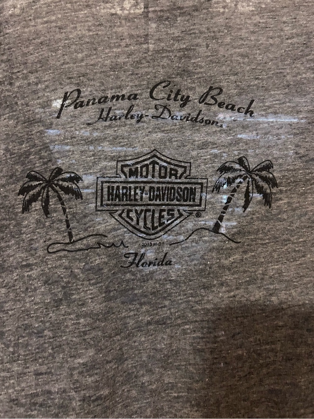 Harley-Davidson Gray Rhinestone Logo V-Neck Tank - Ride & Love - Ride n Style 🏍️ - Picture 6 of 7